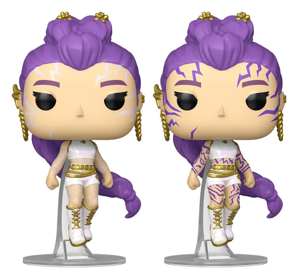 KPop Demon Hunters POP! Animation Vinyl Figuren Rumi with Chase (Glow) 9 cm Sortiment (6)