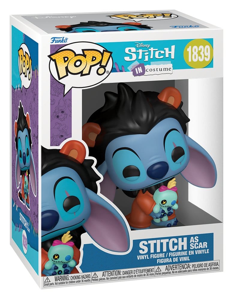 Lilo & Stitch POP! Disney Vinyl Figur Stitch as Scar 9 cm