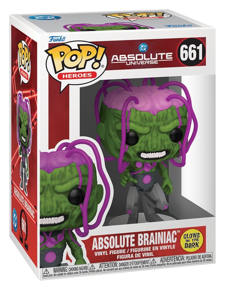 DC Comics POP! Comics Vinyl Figur Brainiac 9 cm