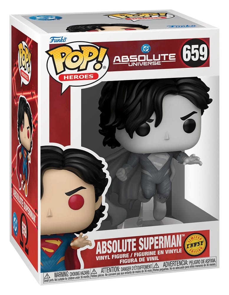 DC Comics POP! Comics Vinyl Figur Absolute Superman with Chase 9 cm Sortiment (6)