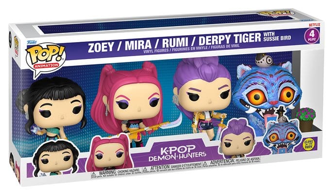 KPop Demon Hunters POP! Vinyl Figuren 4er-Pack KPOP DH