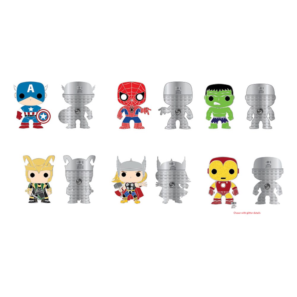 Marvel Loungefly POP! Pin Ansteck-Pins Group 3 cm Sortiment (12)