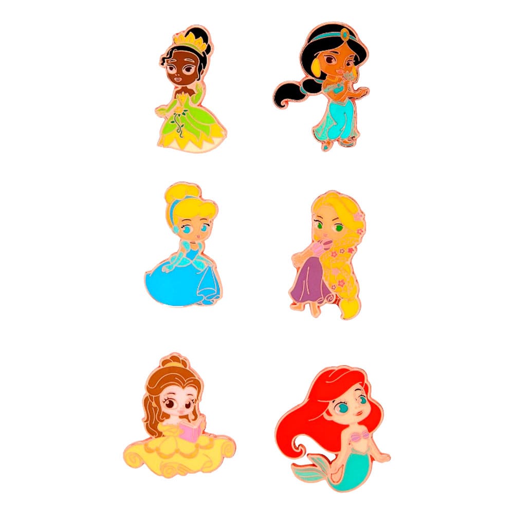 Disney Loungefly POP! Pin Ansteck-Pins Princess Chibi 4 cm Sortiment (12)