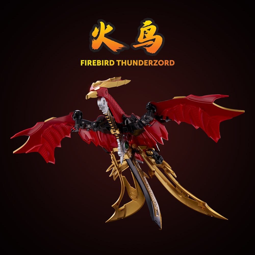 Power Rangers Go! Kuro Kara Combine Actionfigur Thunder Megazord 28 cm