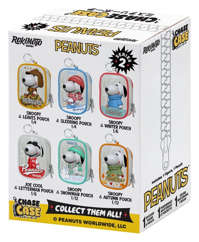 Snoopy Chase Case Minifigur Blind Box Serie 2 9 cm