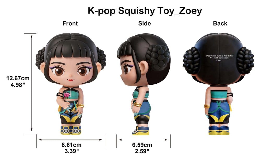 K-Pop Demon Hunters Squishy Figuren Display (6)