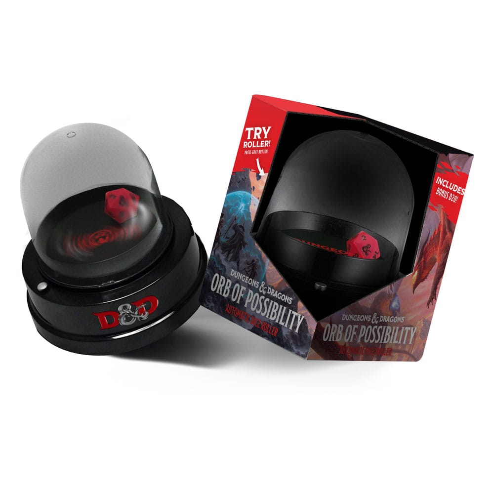 Dungeons & Dragons Würfelroller mit Würfel Orb of Possibility