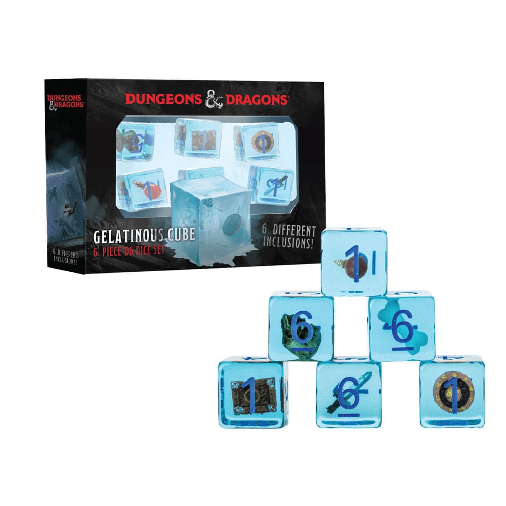 Dungeons & Dragons Würfel Set Gelatinous Cube (6)