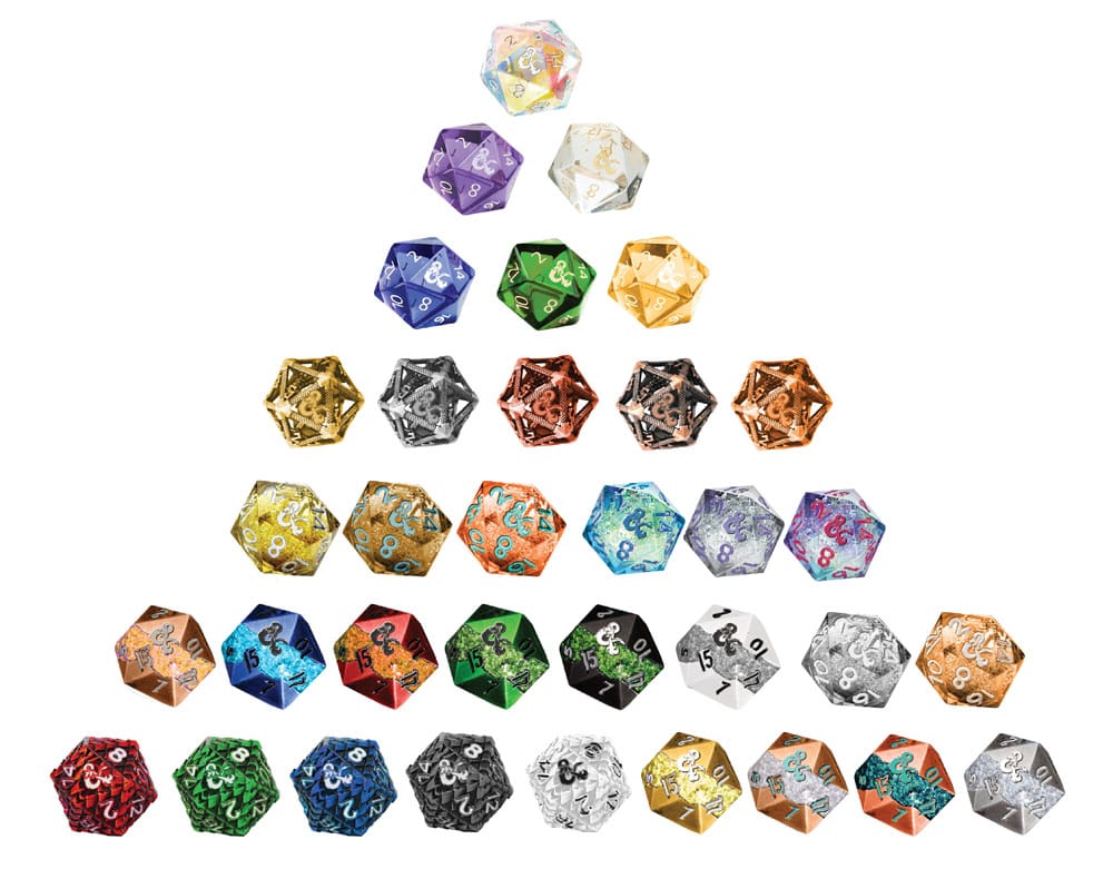 Dungeons & Dragons Blind Mystery Box Würfel Fizban's Treasure d20 25 mm