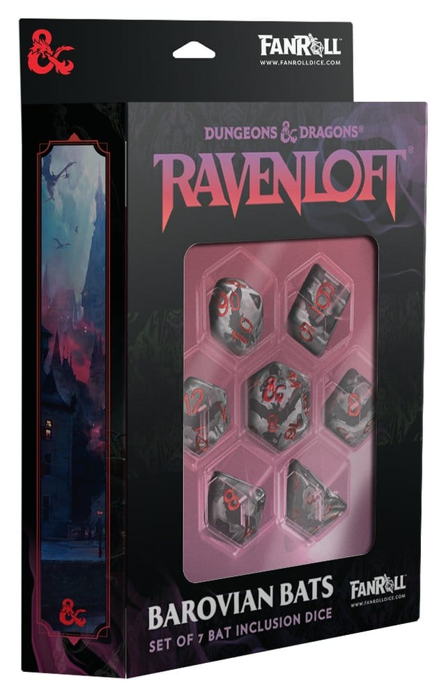 Dungeons & Dragons Ravenloft Würfel Set Inclusion Bats (7)