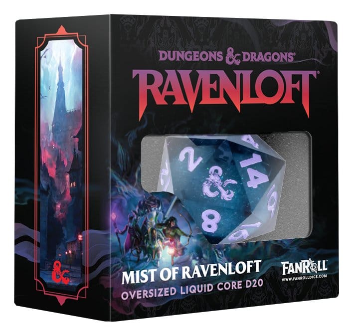 Dungeons & Dragons Mists of Ravenloft Würfel Oversized Liquid Core d20