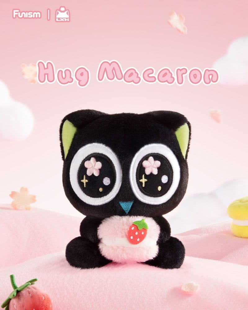 Luo Xiaohei Hug Series Plüsch-Schlüsselanhänger Blind Box Display (6)