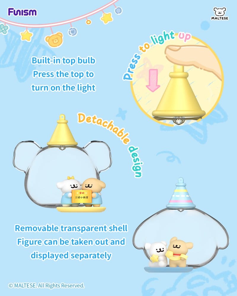 Maltese Childhood Days Series Minifigur Blind Box Display (8)