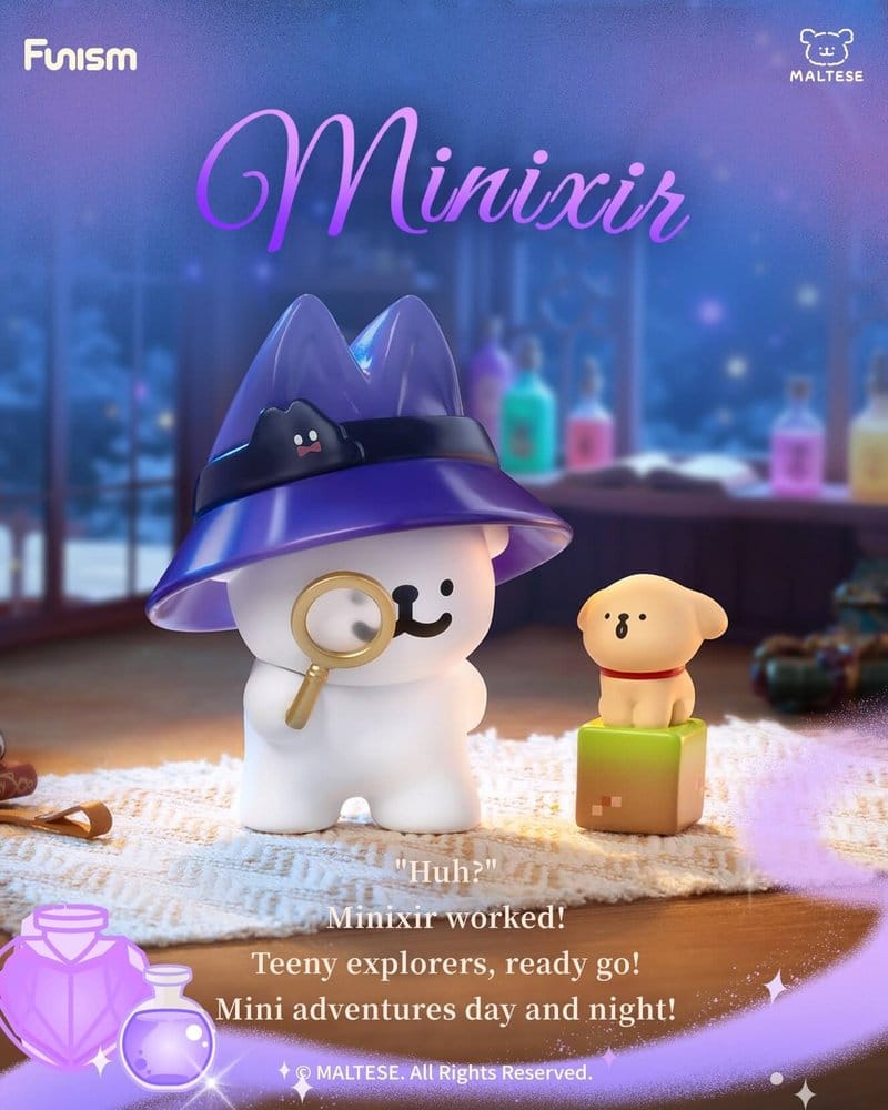 Maltese Blind Box Minifiguren Magic Seekers Series Display (8)