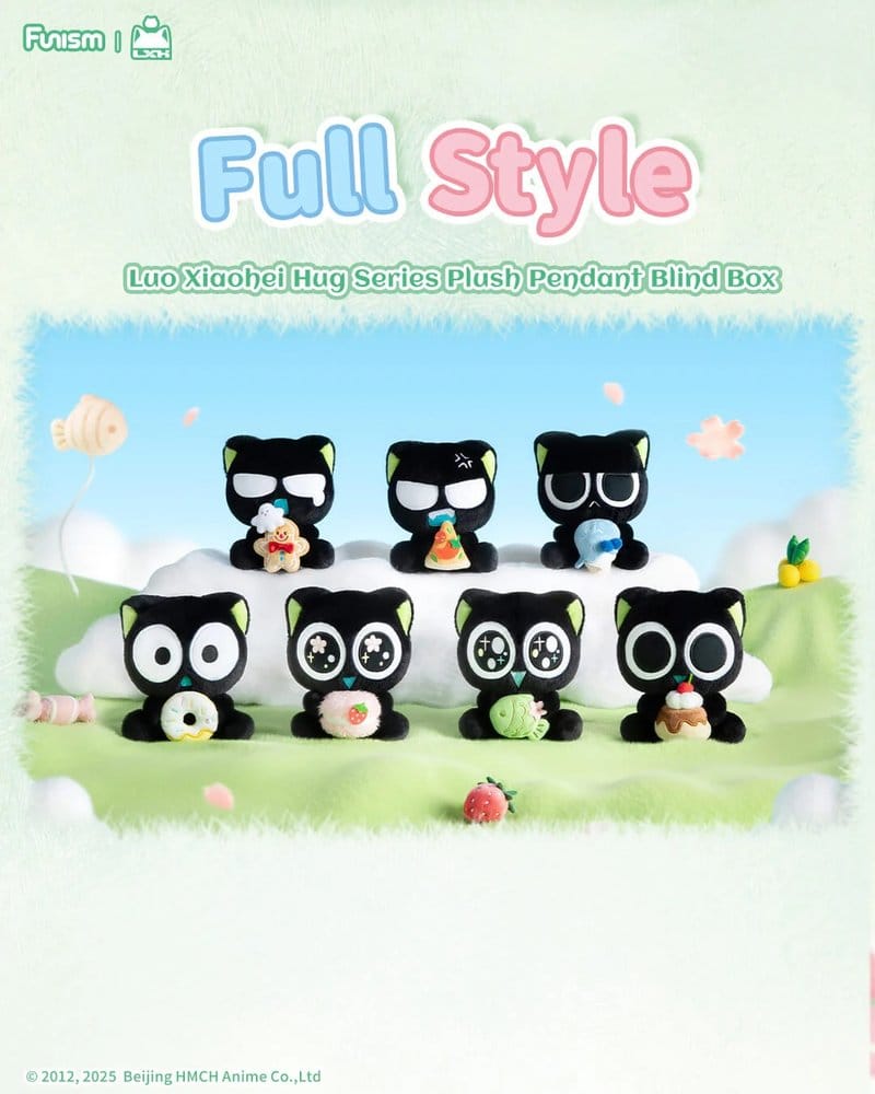 Luo Xiaohei Blind Box Minifiguren Hug Plush Pendant Series 10 cm Display (6 )