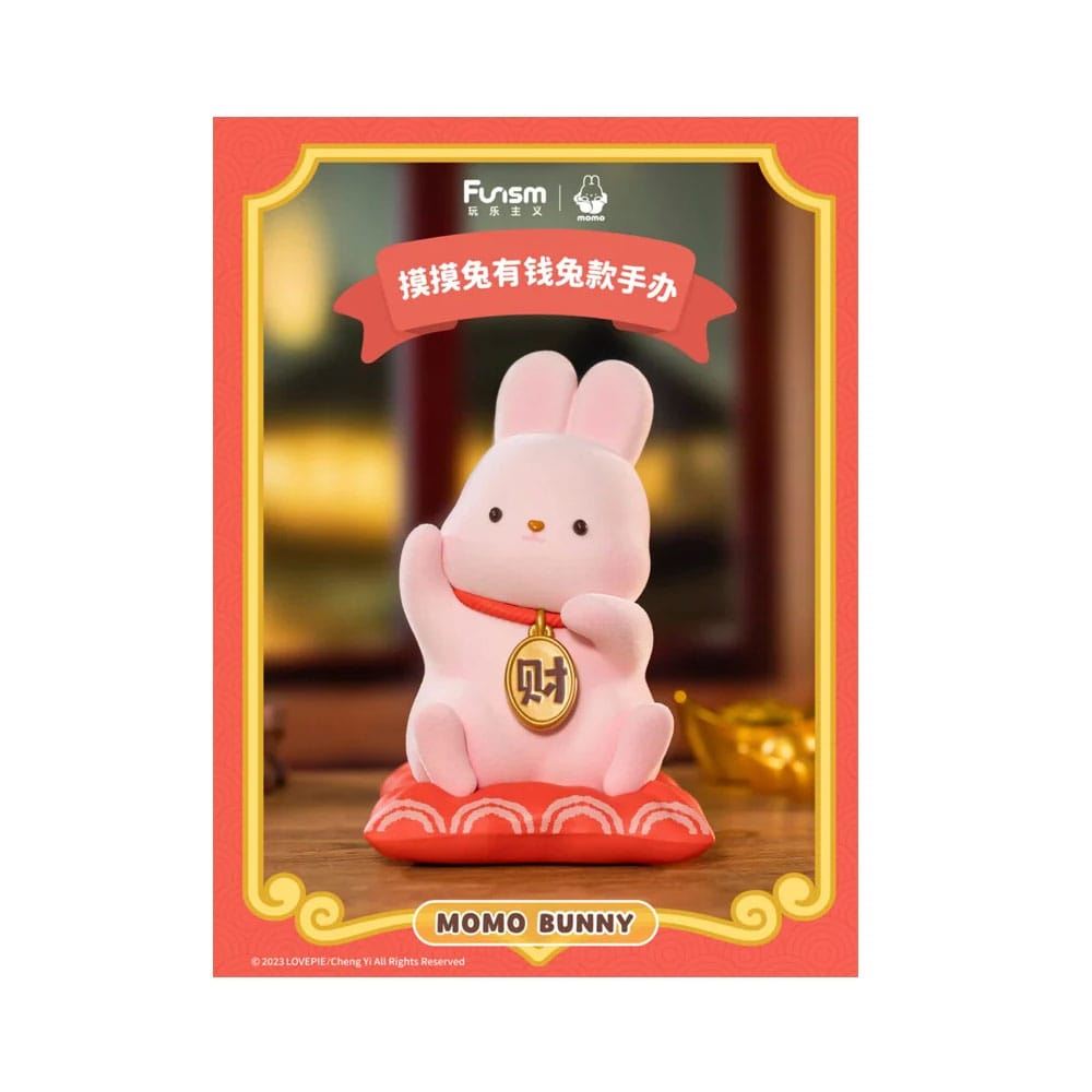 Momo Bunny Statue Money Come Come 15 cm