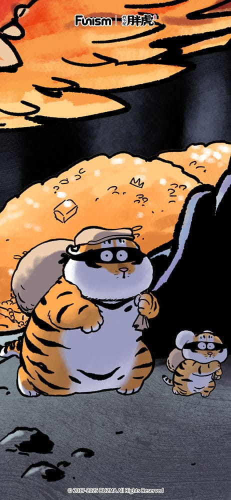 Alexander The Fat Tiger Blind Box Minifiguren Roaring Love Series 2: Epic Filial Fabil 7 cm Display (8)