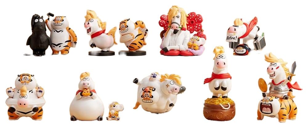 Alexander The Fat Tiger Blind Box Minifiguren The Real Crazy Horse Display (8)