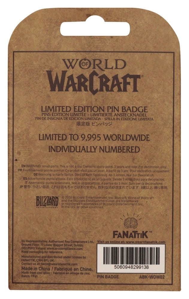 World of Warcraft Ansteck-Pin Pepe Limited Edition