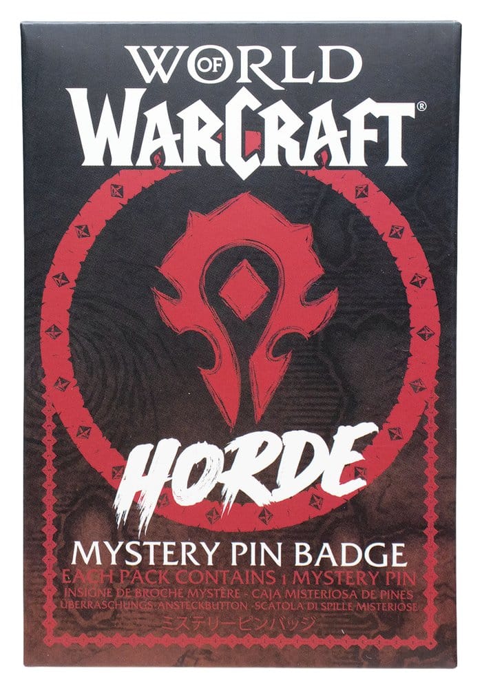 World of Warcraft Mystery Ansteck-Pins Horde Blind Box Display (12)