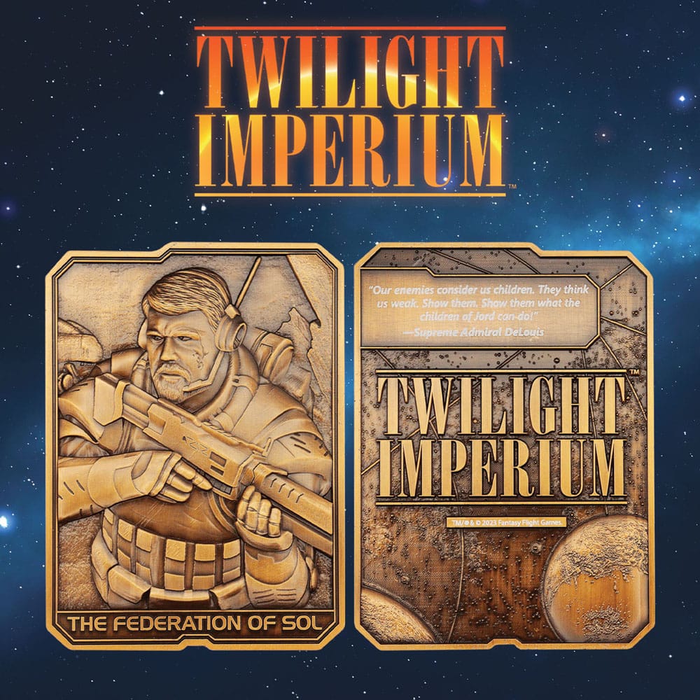 Twilight Imperium Metallbarren The Federation of Sol Limited Edition