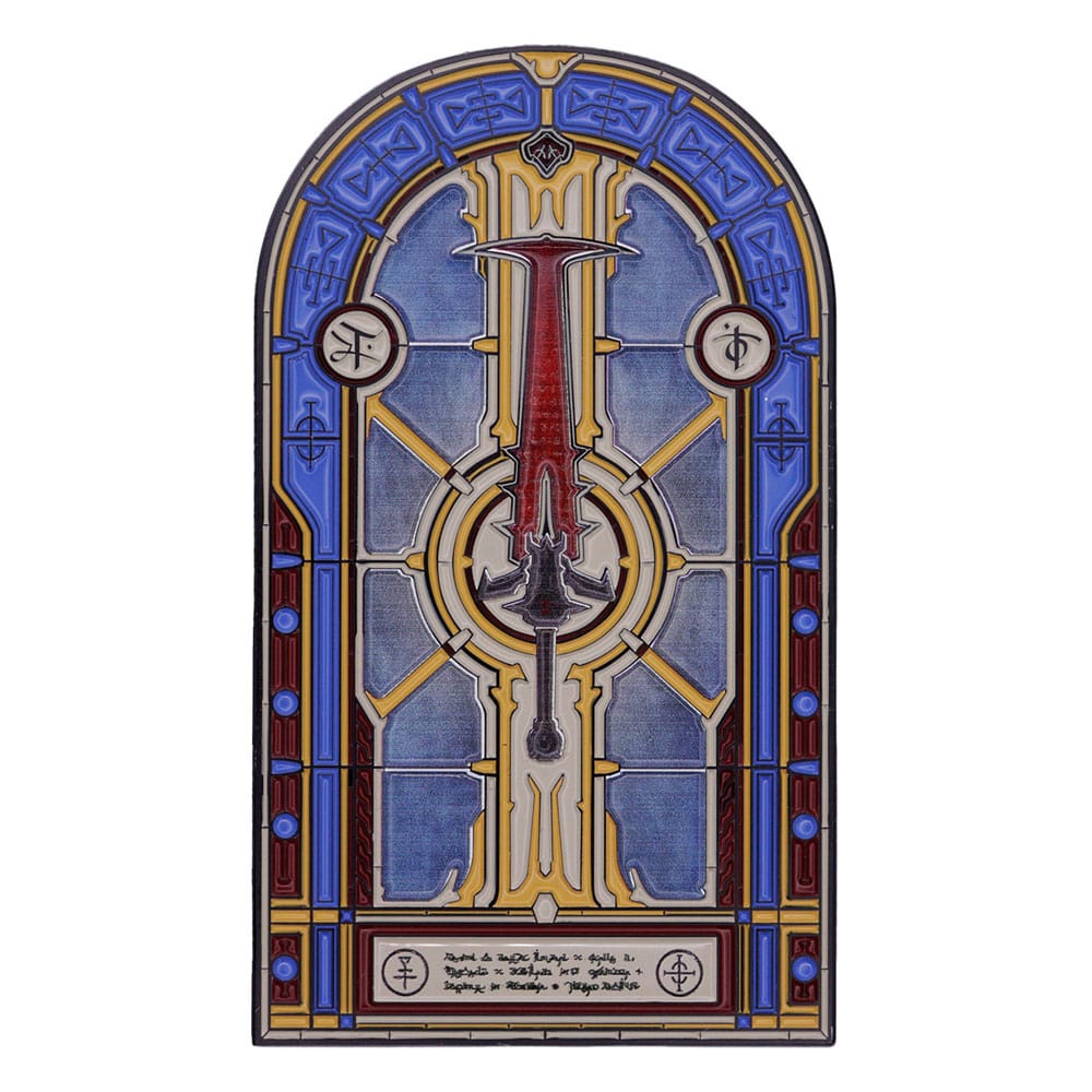 Doom Metallbarren Crucible Sword Stained Glass Limited Edition