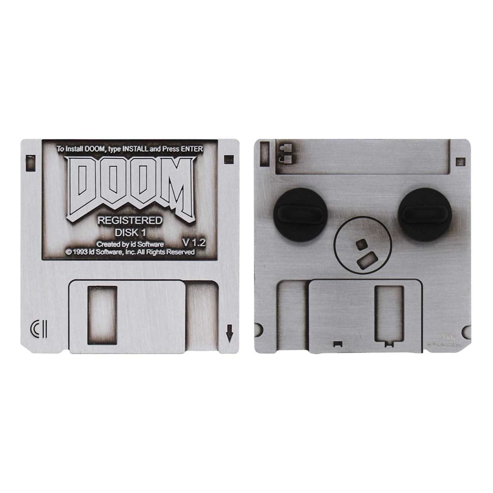 Doom Ansteck-Pin Floppy Disk Limited Edition