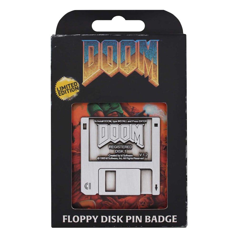 Doom Ansteck-Pin Floppy Disk Limited Edition