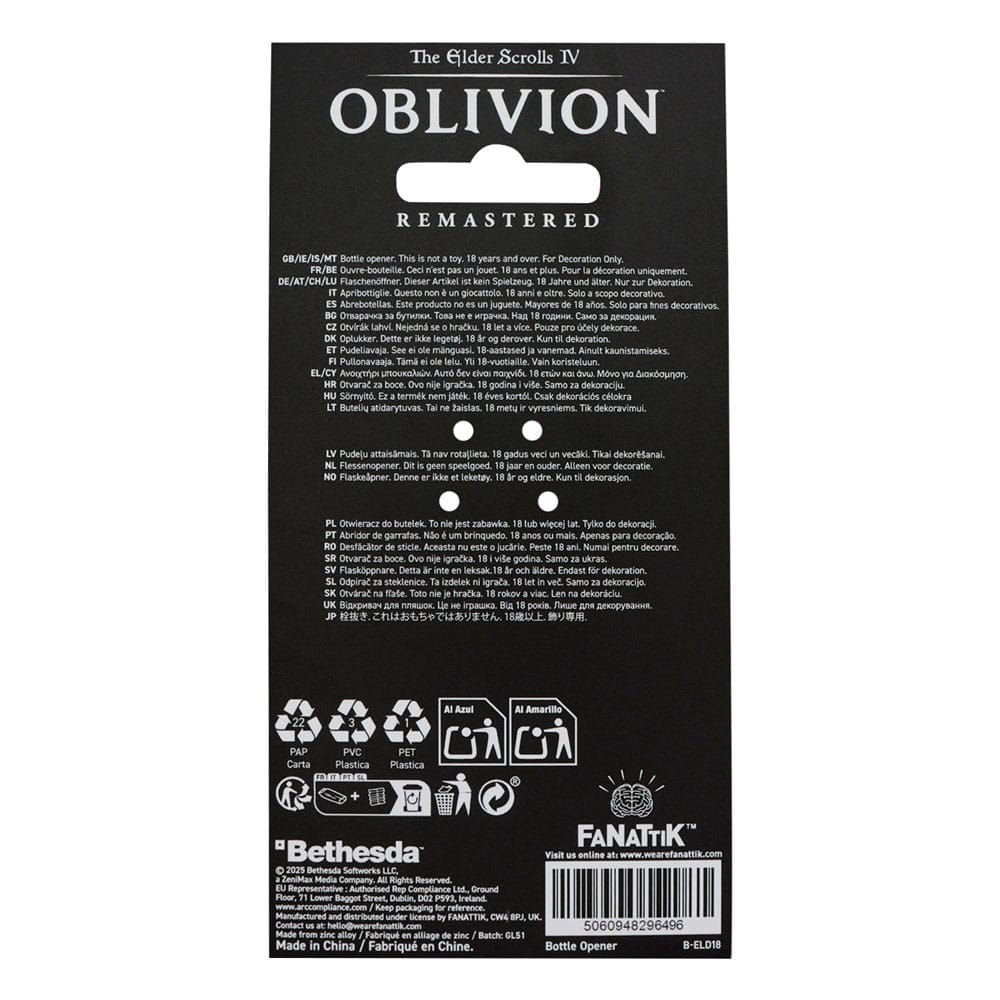 The Elder Scrolls IV: Oblivion Flaschenöffner Mehrune´s Razor