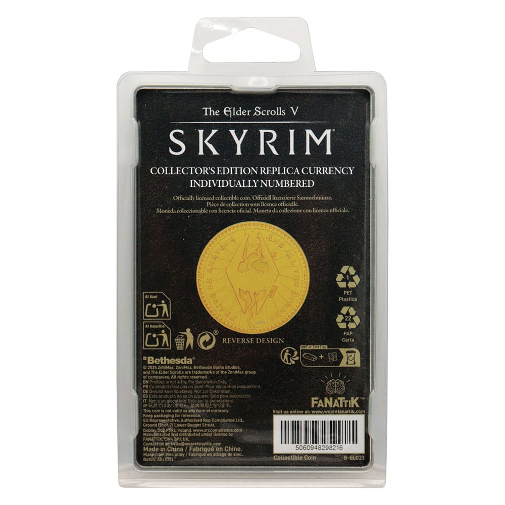 The Elder Scrolls Sammelmünze Septim Misty Gold Edition