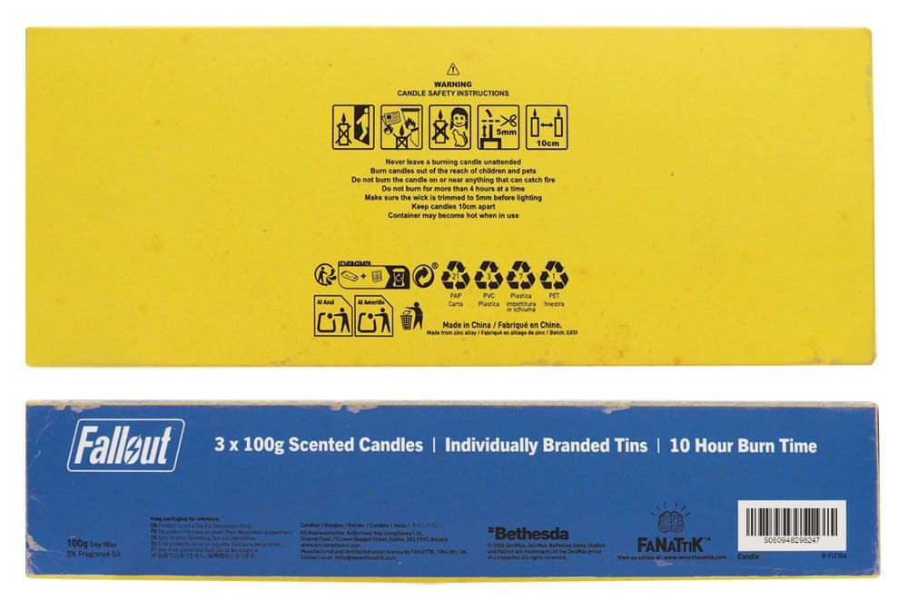 Fallout Duftkerzen 3er-Pack Vault Dweller's 6 cm