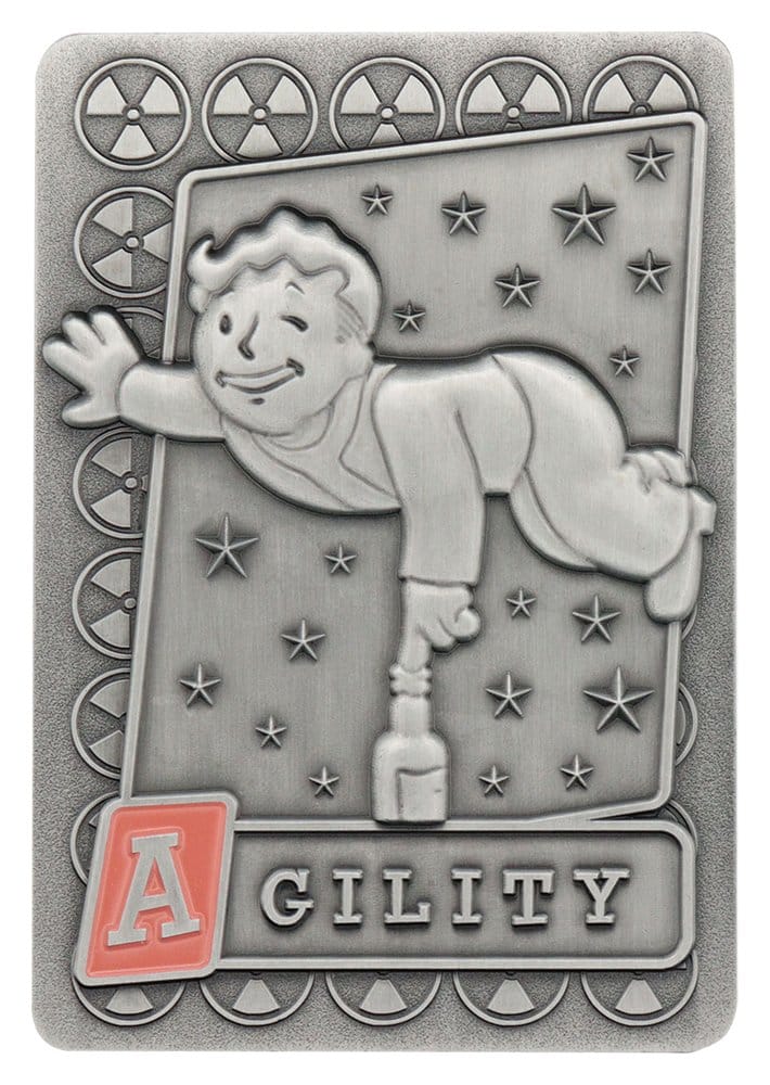 Fallout Metallbarren mit Album S.P.E.C.I.A.L. Perk Card Collector’s Album