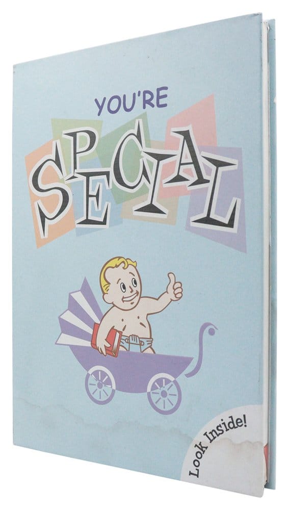 Fallout Metallbarren mit Album S.P.E.C.I.A.L. Perk Card Collector’s Album