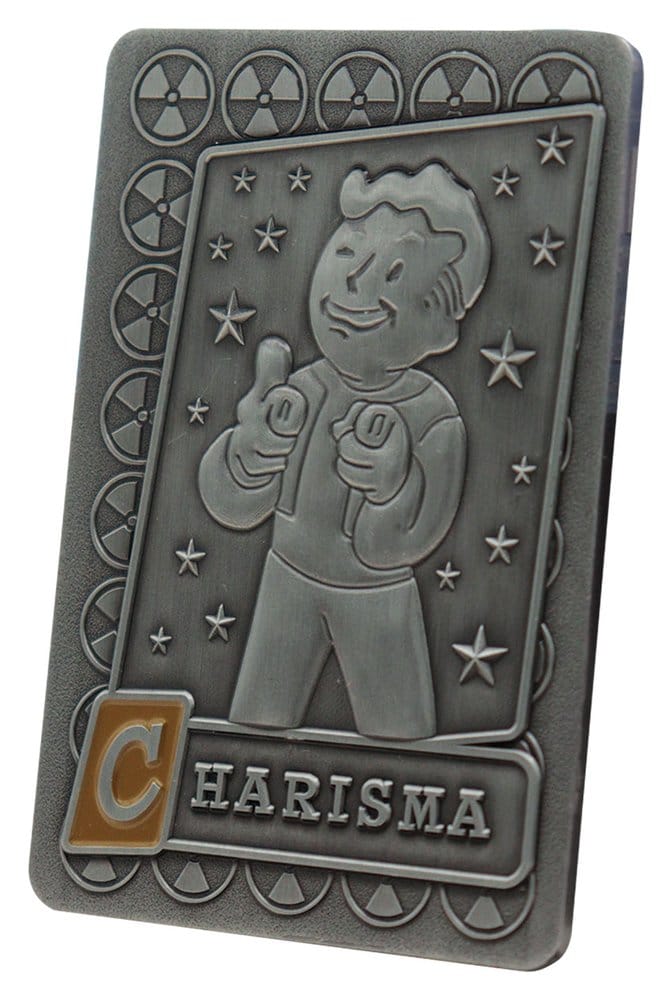 Fallout Metallbarren mit Album S.P.E.C.I.A.L. Perk Card Collector’s Album