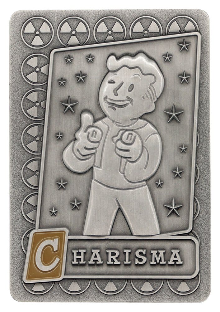Fallout Metallbarren mit Album S.P.E.C.I.A.L. Perk Card Collector’s Album