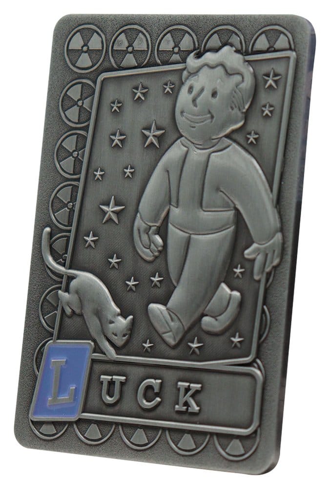Fallout Metallbarren mit Album S.P.E.C.I.A.L. Perk Card Collector’s Album