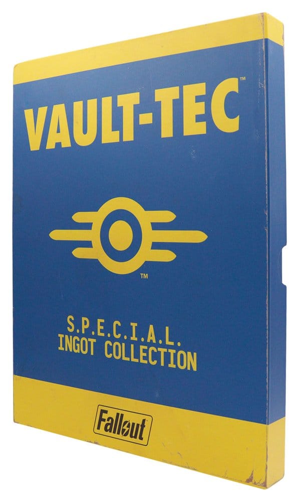 Fallout Metallbarren mit Album S.P.E.C.I.A.L. Perk Card Collector’s Album