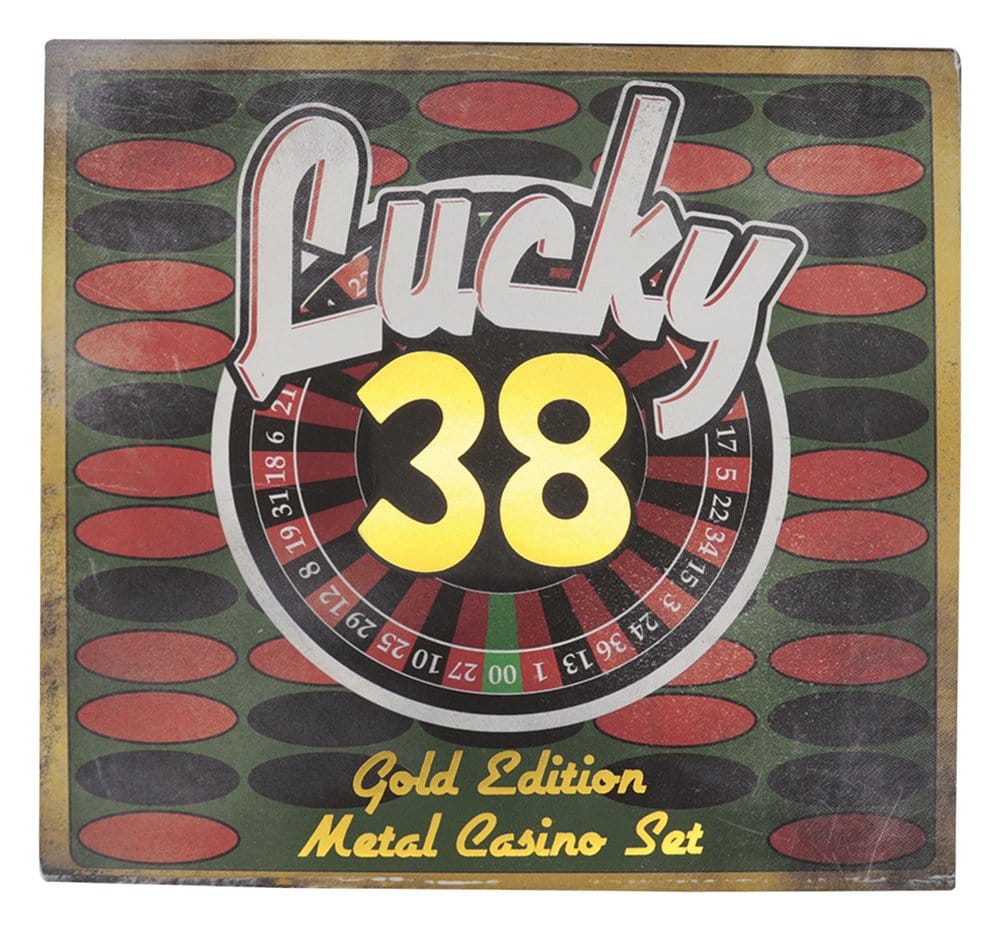 Fallout: New Vegas Replik Lucky 38 Imitation Gold Casino Set Limited Edition