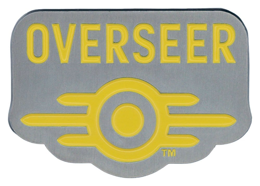 Fallout Vault-Tec Overseer Schlüsselband & Ansteck-Pin Set
