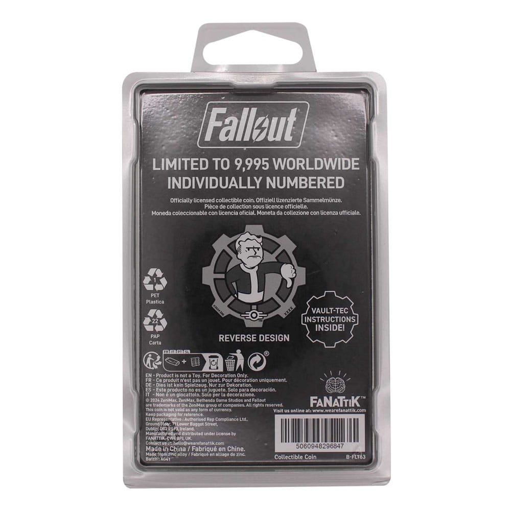 Fallout Sammelmünze Decision Black & White Limited Edition