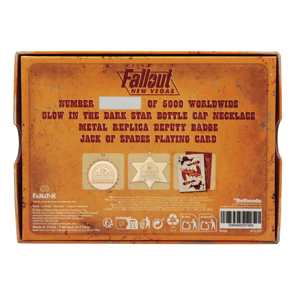 Fallout Replik Set Sunset Sarsaparilla Legend of the Star Gold Coloured Limited Edition