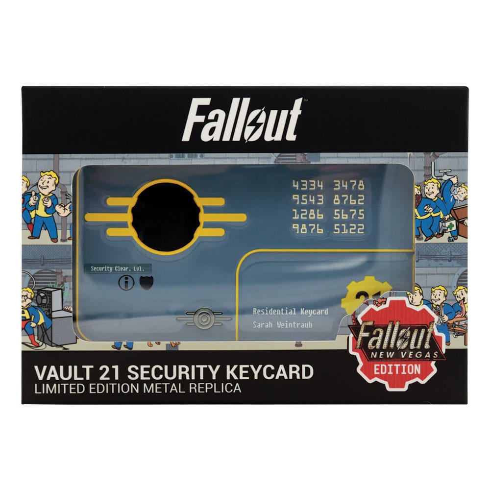 Fallout: New Vegas Replik Vault 21 Security Keycard Limited Edition