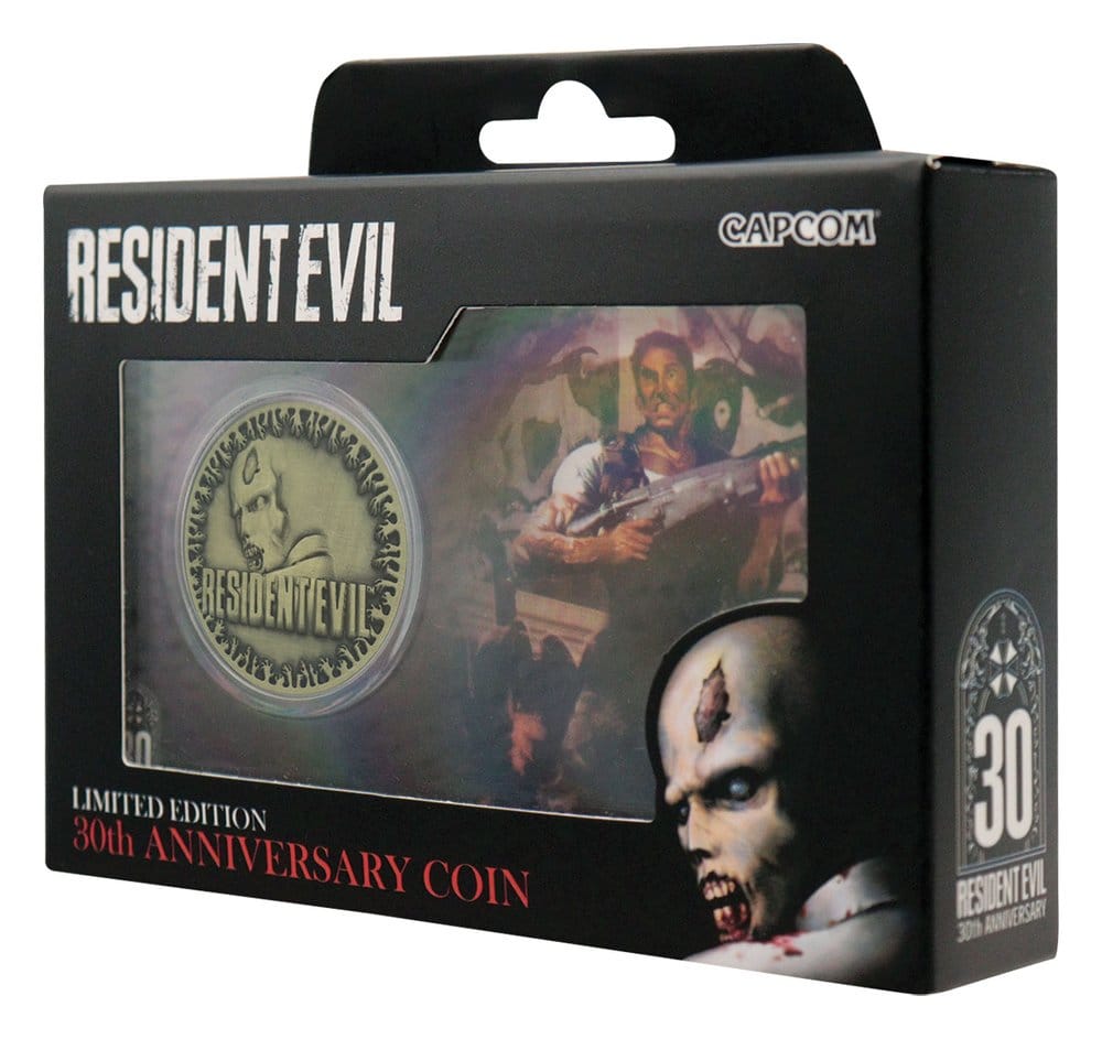Resident Evil Sammelmünze 30th Anniversary Antique Brass Edition