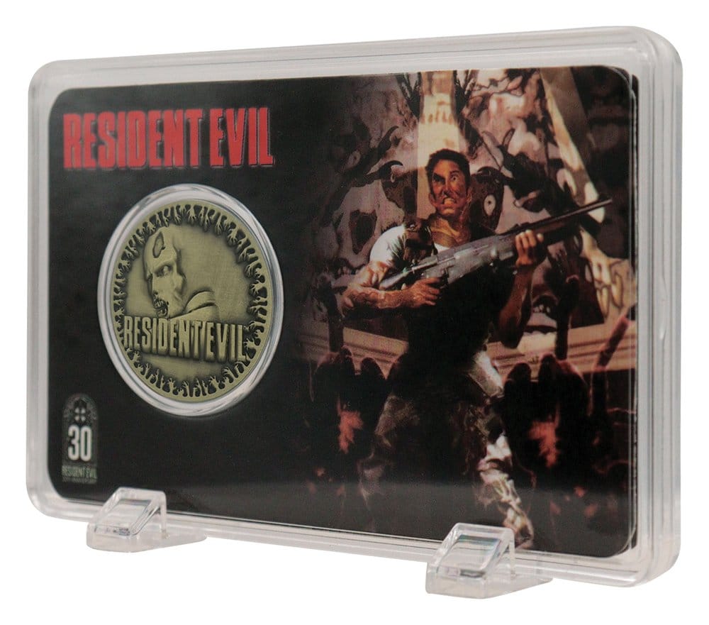 Resident Evil Sammelmünze 30th Anniversary Antique Brass Edition