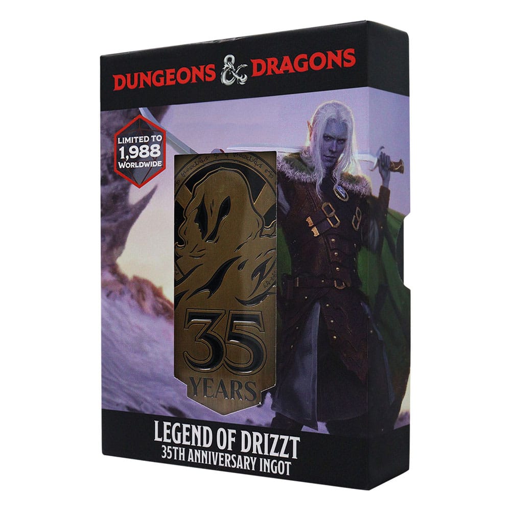 Dungeons & Dragons Metallbarren 35th Anniversary Legend of Drizzt Limited Edition