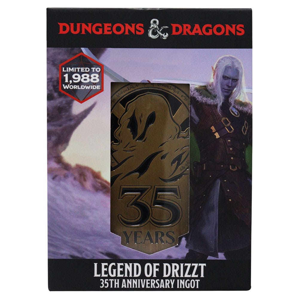 Dungeons & Dragons Metallbarren 35th Anniversary Legend of Drizzt Limited Edition