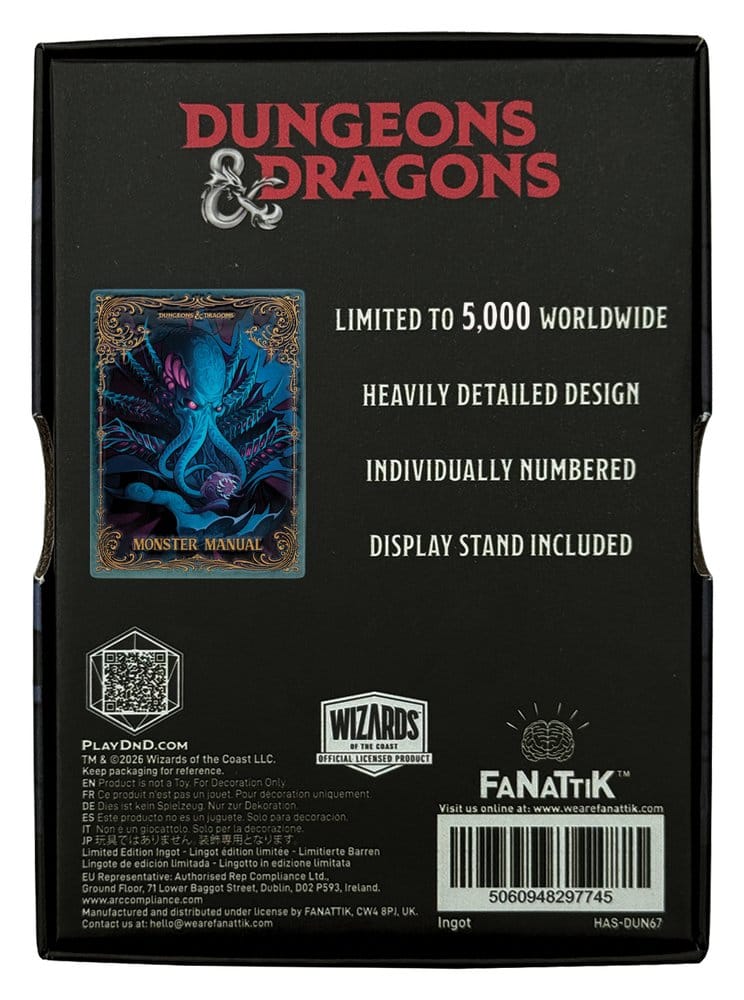 Dungeons & Dragons Metallbarren Monster Manual Alternate Cover Limited Edition