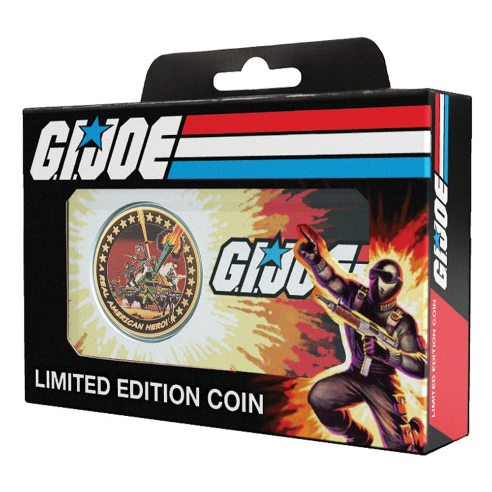 G.I. Joe Sammelmünze A Real American Hero 60th Anniversary 24k Gold Plated Limited Edition