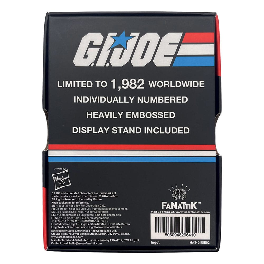 G.I. Joe Metallbarren A Real American Hero #1 Limited Edition