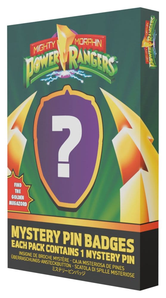 Power Rangers Mystery Ansteck-Pins Blind Box Sortiment (12)